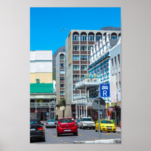 Poster Arquitetura de paisagem urbana da Cidade do Cabo n