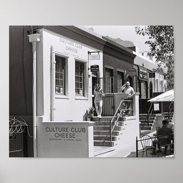 Poster Arquitetura de paisagem urbana da Cidade do Cabo n (Frente)