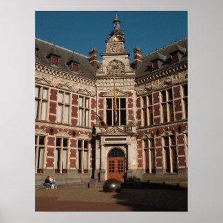 Poster Arquitetura holandesa em Utrecht, fotografia Legal