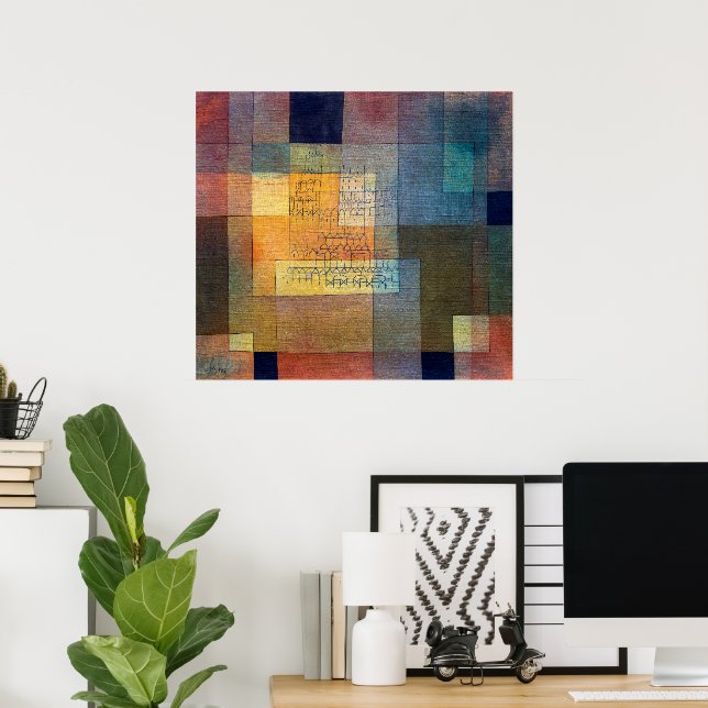 Poster Arquitetura Polifônica | Paul Klee | (Escritório em casa)