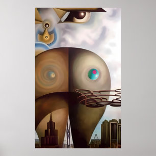 Poster Arquitetura Posterior - Ken Gage Surreal Art