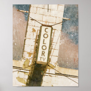 Poster Arquivamento de Sinal de Imagem do Motel da TV a C