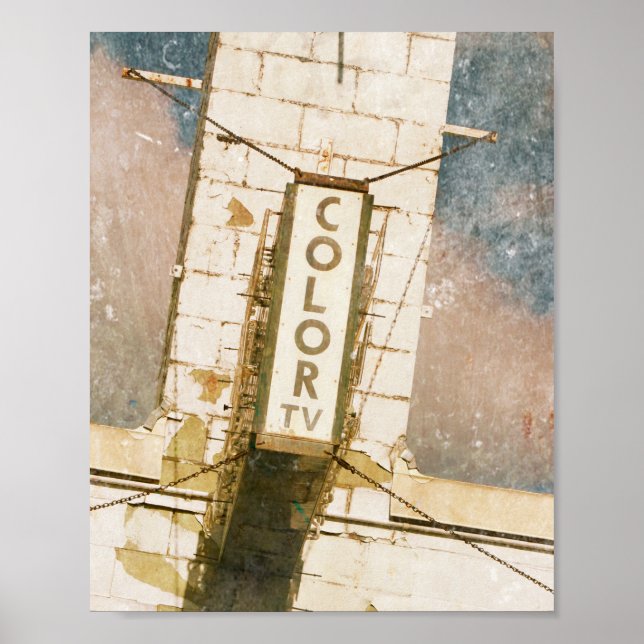 Poster Arquivamento de Sinal de Imagem do Motel da TV a C (Frente)