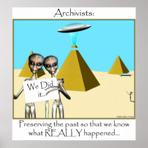Poster Arquivistas - Preservando o Passado (Aliens)
