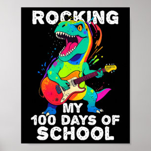 Poster Arrancando Meus 100 Dias De Guitarra De T-Rex Da E