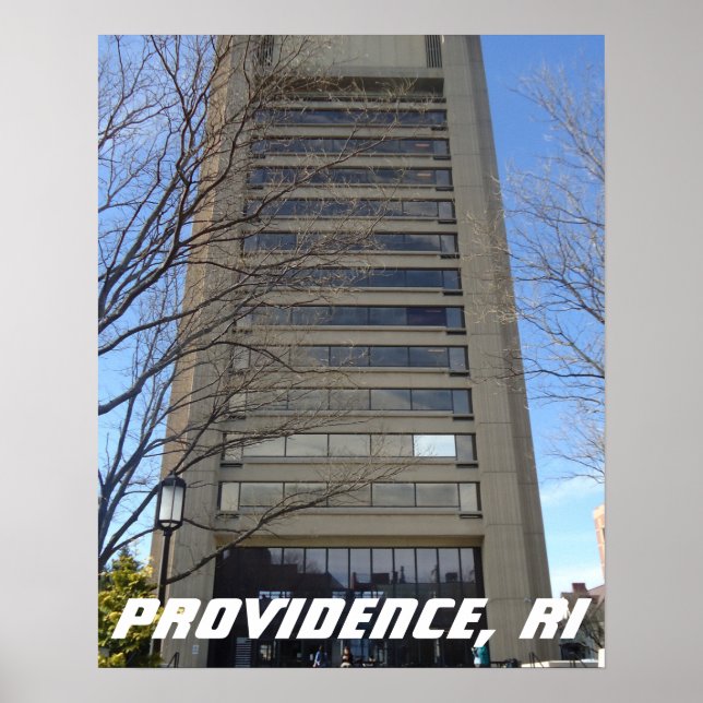 Pôster Arranha-céu, Thayer Street, Providence, RI (Frente)