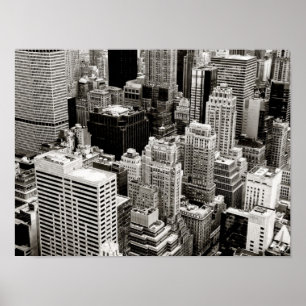 Pôster Arranha-céus de Nova York de cima