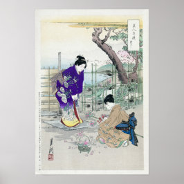 Poster Arranjo da Flor Japonesa (1896)