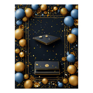 Pôster Arranjo Decorativo de Formatura