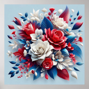 Poster Arranjo floral