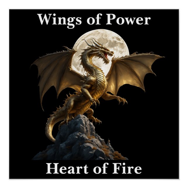 Pôster Arrasamento do Dragão Fierce (Frente)