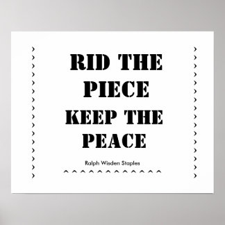 Poster Arraste as armas de fogo