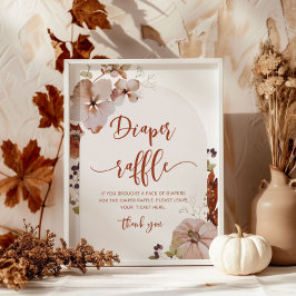 Poster Arrasto de fralda de queda