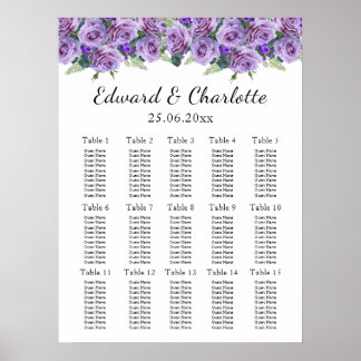 Poster Array impressionante de Casamento Floral