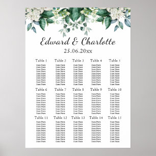 Poster Array impressionante de Casamento Floral