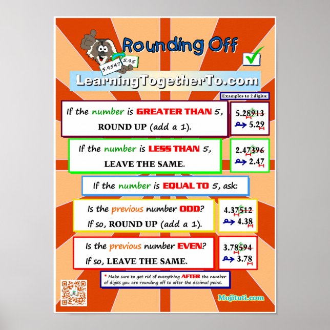 Poster Arredondamento Desligado (Frente)