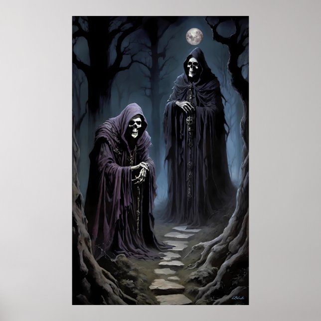 Poster Arrefecimento na Lua Pálida (Frente)