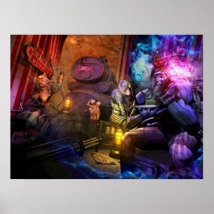 Poster arrepiante da mostra de Astro