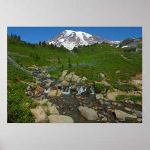 Poster Arroyo Edith no Parque Nacional Mount Rainier