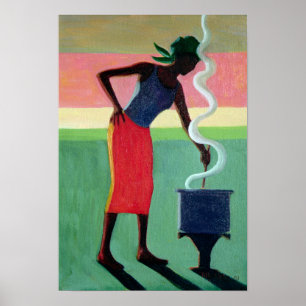 Pôster Arroz 2001 do cozinhar