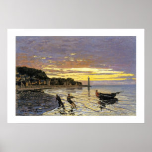 Pôster Arrumando um Barco, Honfleur