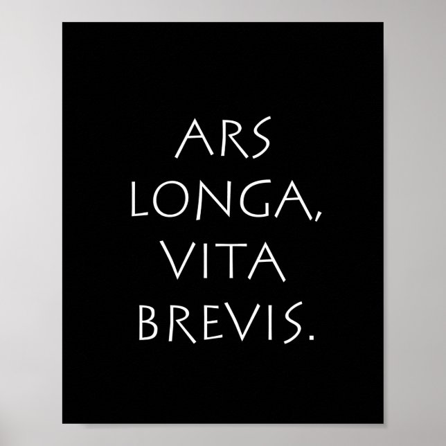 Poster Ars Longa Vita Brevis (Frente)