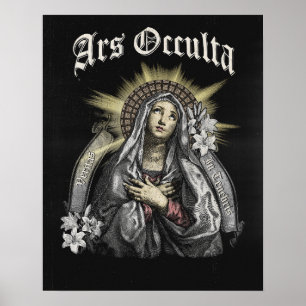 Poster Ars Occulta - Design gótico