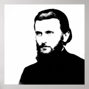 Poster arsêie boca romênia símbolo religioso do santo igr