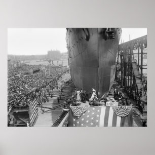 Poster Arsenal de Marinha de Brooklyn, 1908