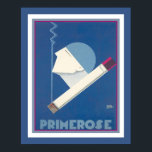 Poster Art. 1930, Primrose Cigarro Anúncio<br><div class="desc">Único, Art Deco, anúncio para cigarros Primrose - cerca de 1930 16x20 mostrado aqui.</div>