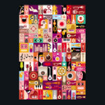 Poster Art collage, musical vintage illustration. Patchwo<br><div class="desc">Art collage,  musical vintage illustration. Patchwork seamless wallpaper. 
art,  music,  pop,  illustration,  poster,  wallpaper,  jazz,  vintage,  concert,  decor,  party,  drink,  alcohol,  piano,  cocktail,  coffee,  graphic,  heart,  beverage,  background,  vintage,  retro,  illustration</div>