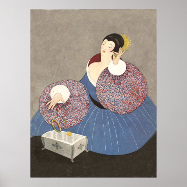 Pôster Art Deco 1920 Fashion (Frente)