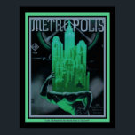 Poster Art Deco 1927, Filme "Metropolis"<br><div class="desc">Art Deco poster para o filme de 1927 "Metropolis" com famosa citação "Vamos todo relógio enquanto o mundo vai para o diabo"</div>