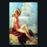 Poster Art Deco - A isca da praia<br><div class="desc">Obtenha este clássico poster de Arte Deco de "A isca da praia" de Edward Eggleston,  namorando de 1935,  agora disponível como um download instantâneo ou impressão no Zazzle! Adicione um eterno clássico à sua parede,  e alivie o atrativo da praia.</div>