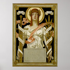 Poster Art Déco À Noite De Sábado