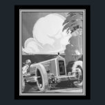 Poster Art Deco, Alex Kow, Grande Prêmio de 1929<br><div class="desc">Art Deco,  Alex Kow,  poster produzido para o Grande Prêmio de 1929.</div>