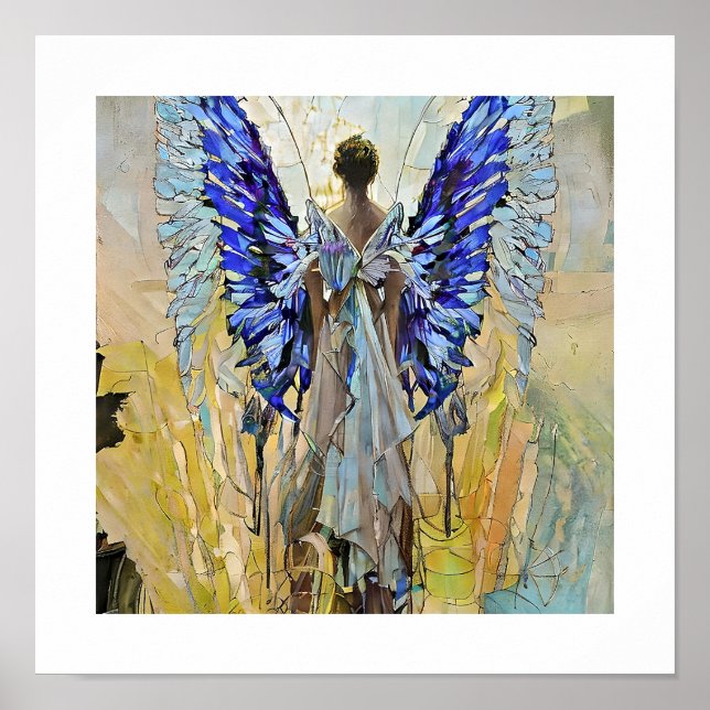 Poster art deco angel (Frente)