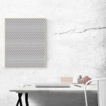 Poster Art Deco Black Fans Standard White<br><div class="desc">Você é fã de arte deco? Este poster tem um padrão de arte inspirado em fãs pretos em um fundo branco.</div>