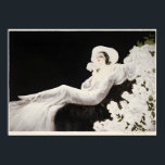 Poster Art Déco, Blossom do Amor<br><div class="desc">1937 | Estilo: Art Déco, Love's Blossom, do pintor francês Louis Icart. Uma elegante pintura clássica vintage.</div>