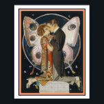 Pôster Art Deco Borboleta Casal 16 x 20<br><div class="desc">O Casal de Borboleta de Joseph Leyendecker Art Deco Impressão.</div>