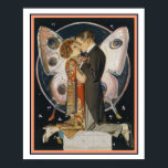 Pôster Art Deco Borboleta Casal 16 x 20<br><div class="desc">O Casal de Borboleta de Joseph Leyendecker Art Deco Impressão.</div>