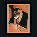 Poster Art Deco Bristol Dance Club 1922<br><div class="desc">Art Deco,  impressão do Bristol Dance Club,  1922,  de Jorge Barradas. 11x14 mostrado aqui. Disponível em outros tamanhos.</div>