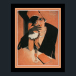 Poster Art Deco Bristol Dance Club 1922<br><div class="desc">Art Deco,  impressão do Bristol Dance Club,  1922,  de Jorge Barradas. 11x14 mostrado aqui. Disponível em outros tamanhos.</div>