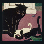 Poster Art Deco Cats<br><div class="desc">Deco de Arte Personalizável Original,  Poster de Arte Alterada</div>