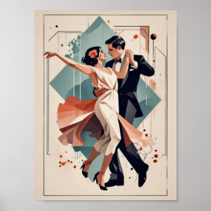 Poster Art Deco Dance