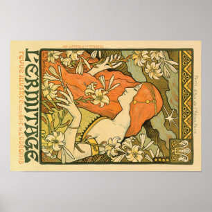 Poster Art deco de Alphonse Mucha