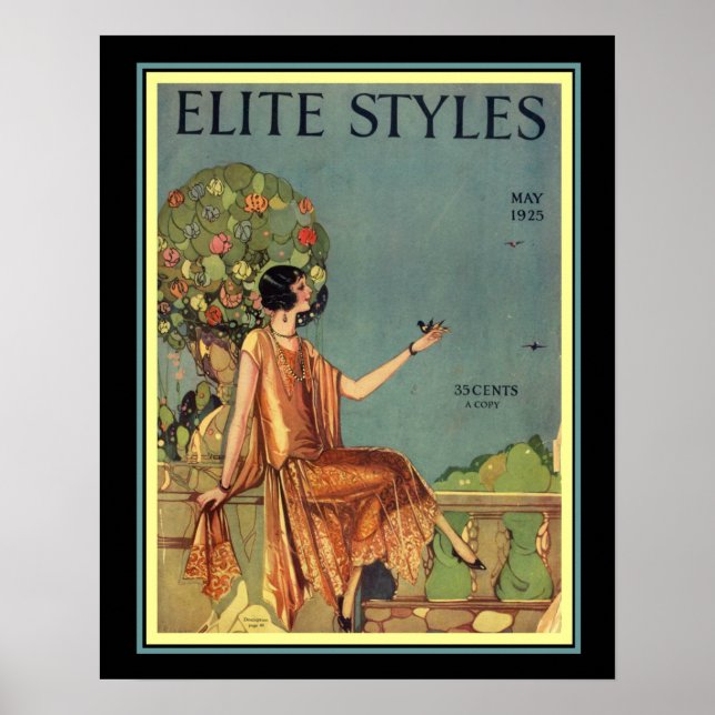 Poster Art Deco Elite Estilos Cobrir 16 x 20 (Frente)