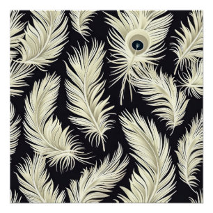Pôster Art Deco Feather Standard