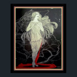 Poster Art Deco "Girl & The Spider Web" 16 x 20<br><div class="desc">Único,  e bonito,  Impressão de Art Deco "Girl & The Spider Web" cerca de 1926</div>
