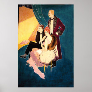 Poster Art Deco Glamor ~ No Teatro